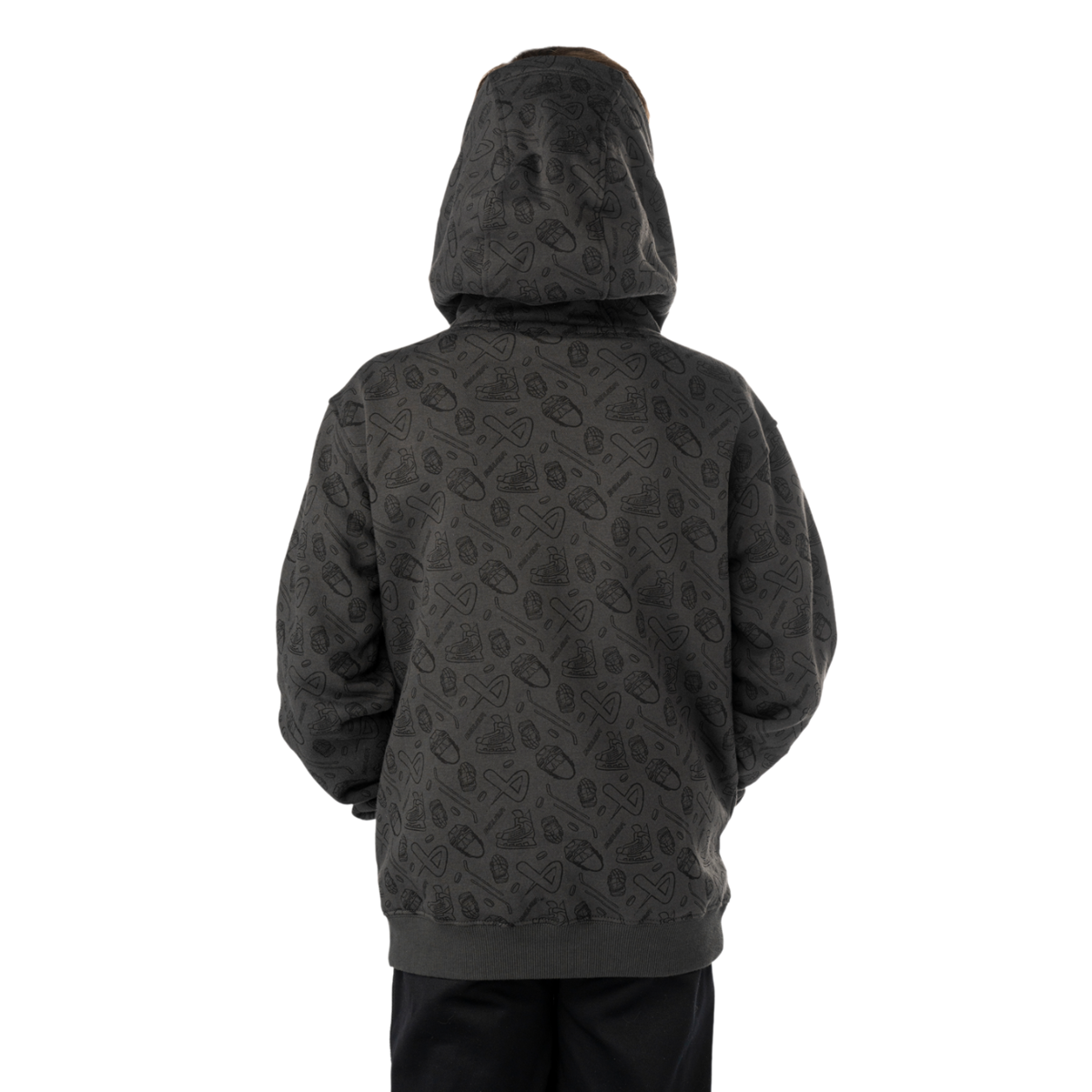 Mikina BAUER S25 ULTIMATE HOODIE-YTH-BLK (1065868)