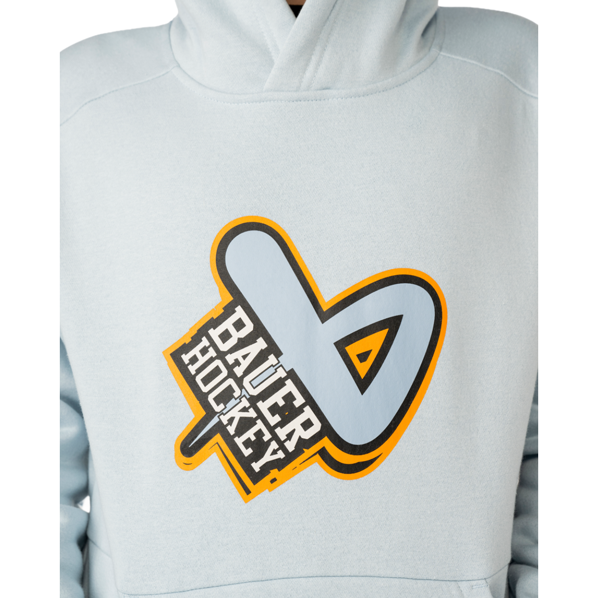 Mikina BAUER S25 ULTIMATE HOODIE-YTH-LIGHT BLUE (1065867)