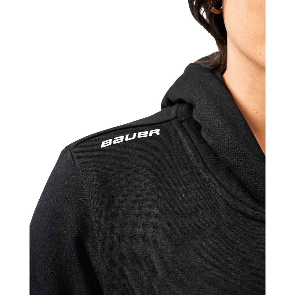 Mikina BAUER S25 WMNS TEAM FULL ZIP-BLK (1064627)