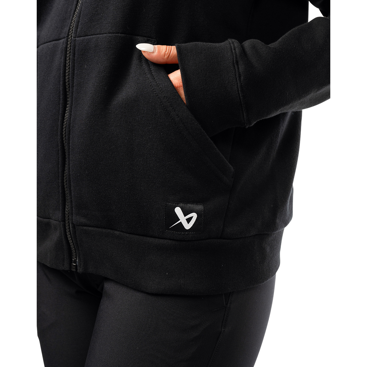 Mikina BAUER S25 WMNS TEAM FULL ZIP-BLK (1064627)