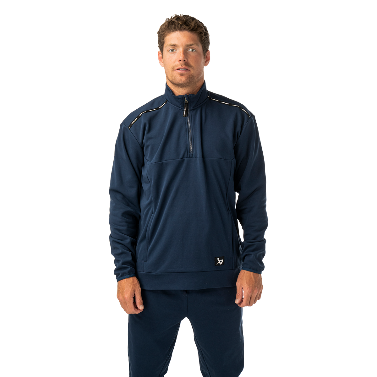 Mikina BAUER S26 TEAM FLEECE 1/2 ZIP-SR-NAVY (1067288)