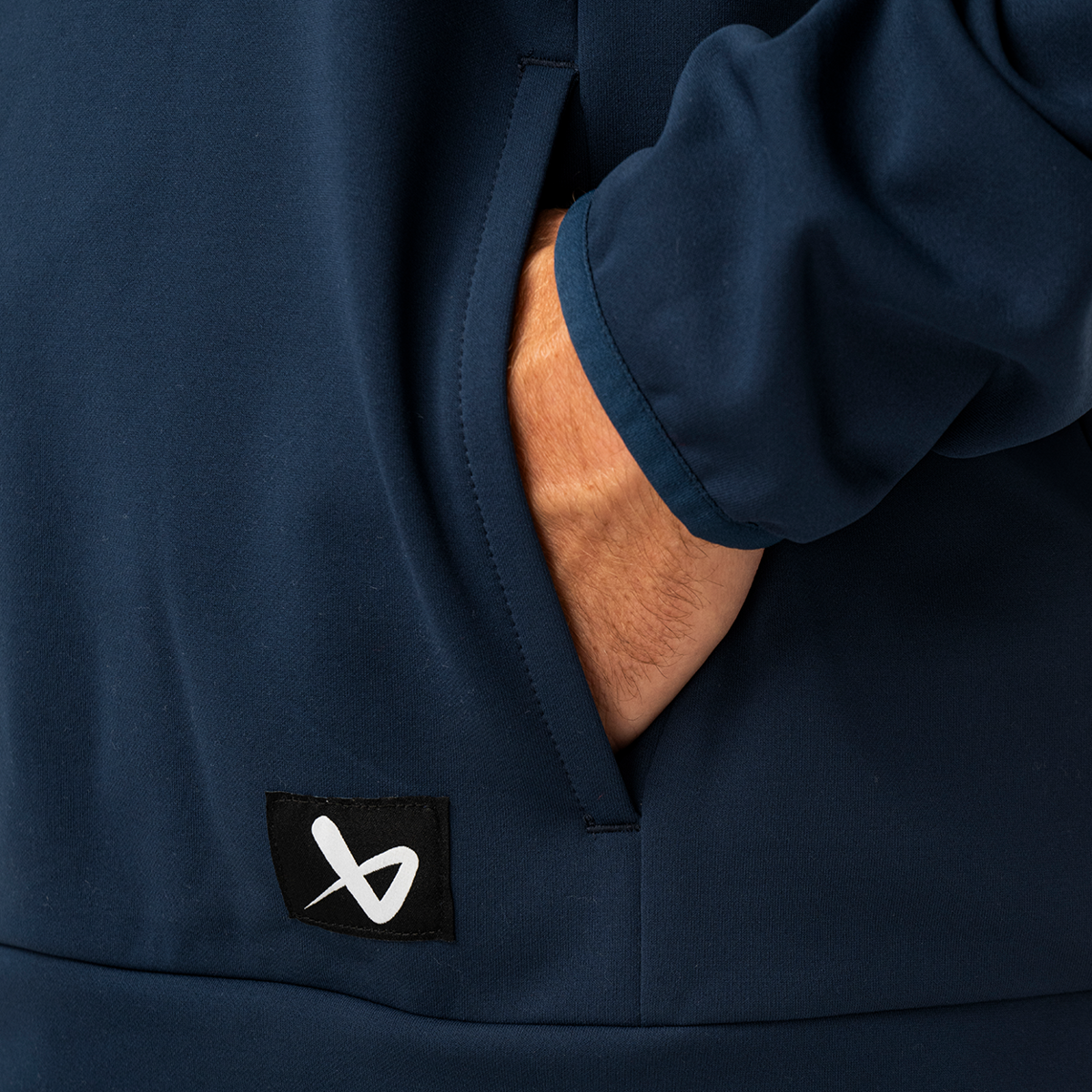 Mikina BAUER S26 TEAM FLEECE 1/2 ZIP-SR-NAVY (1067288)