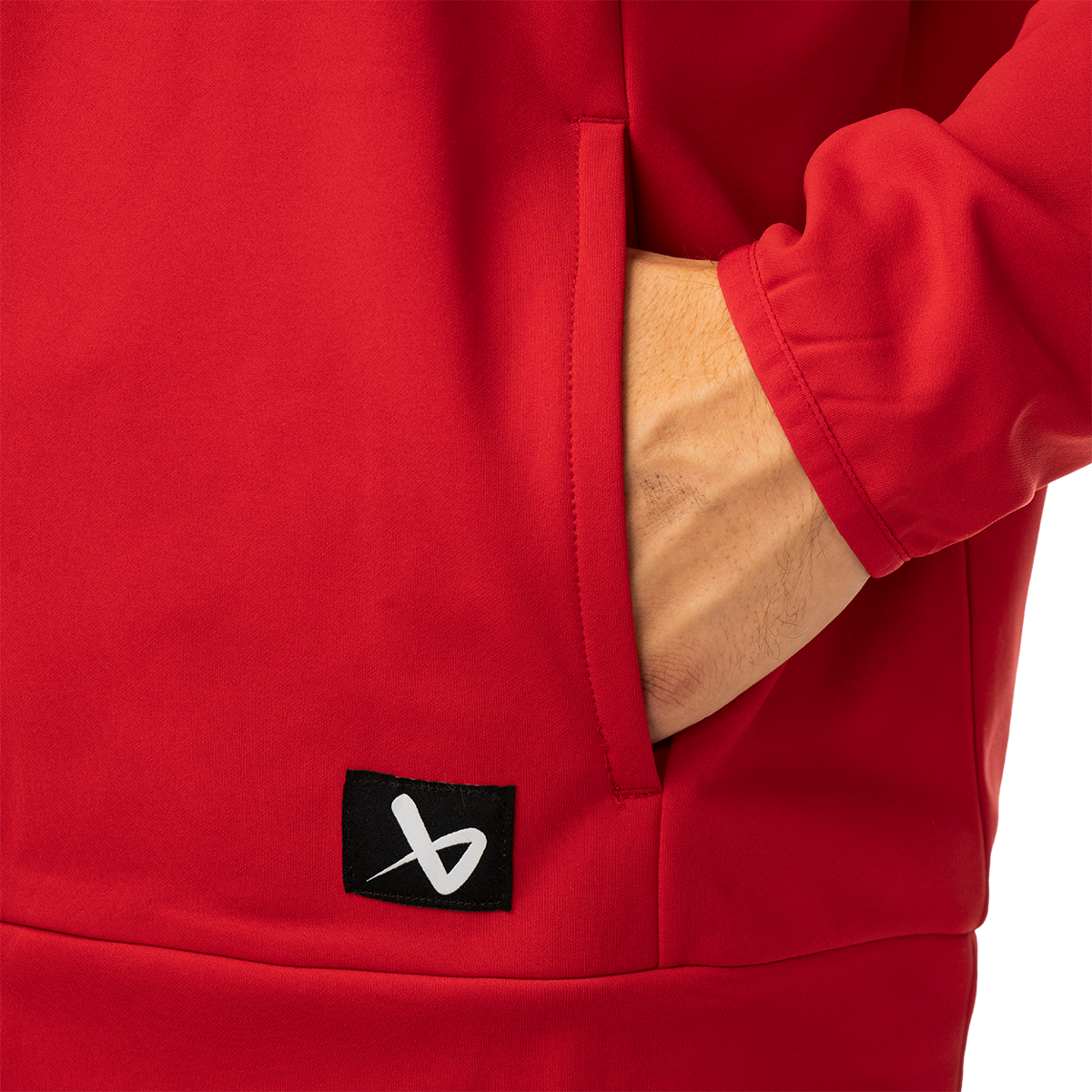 Mikina BAUER S26 TEAM FLEECE 1/2 ZIP-SR-RED (1067293)