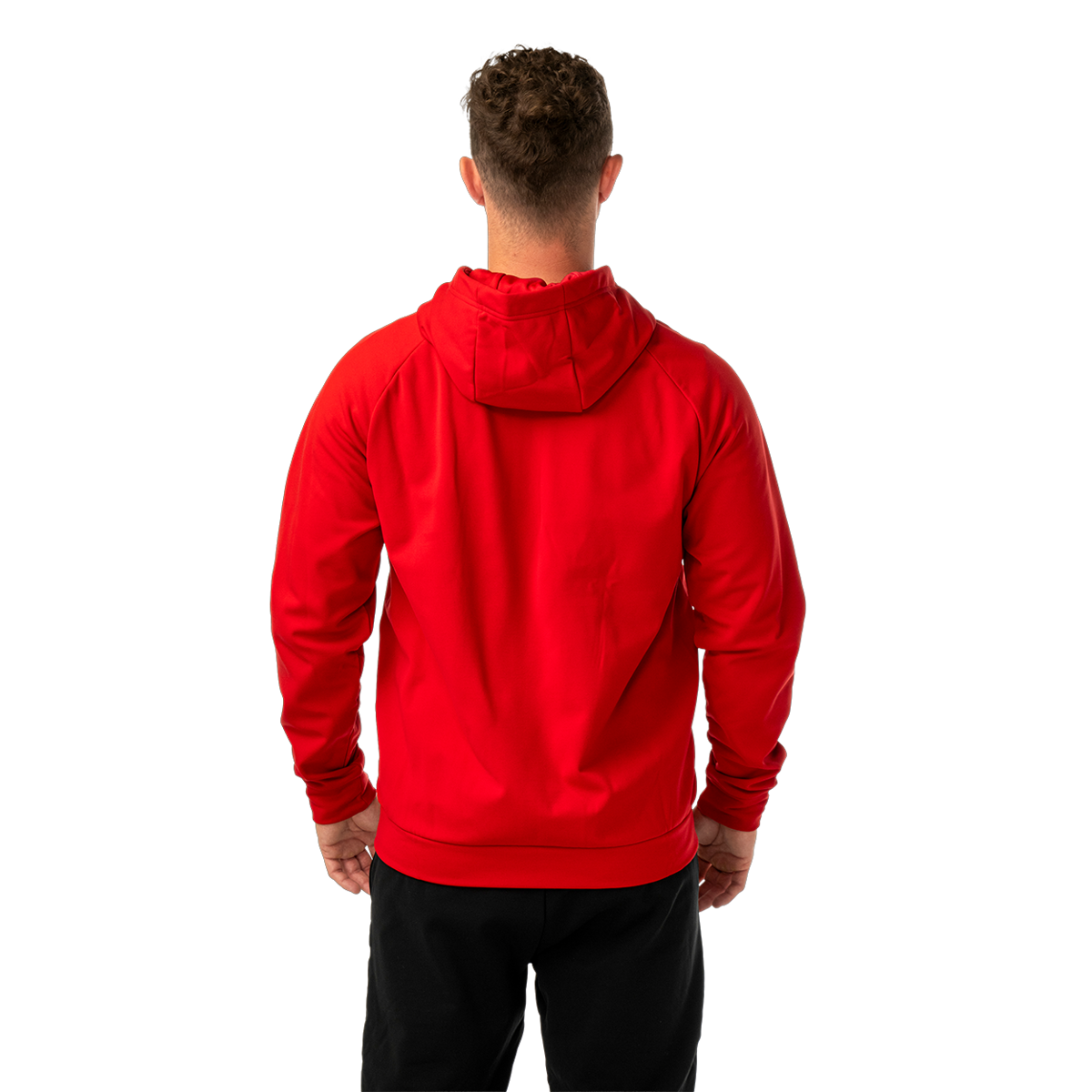 Mikina BAUER S26 TEAM FLEECE ZIP HOODIE-SR-RED (1067309)