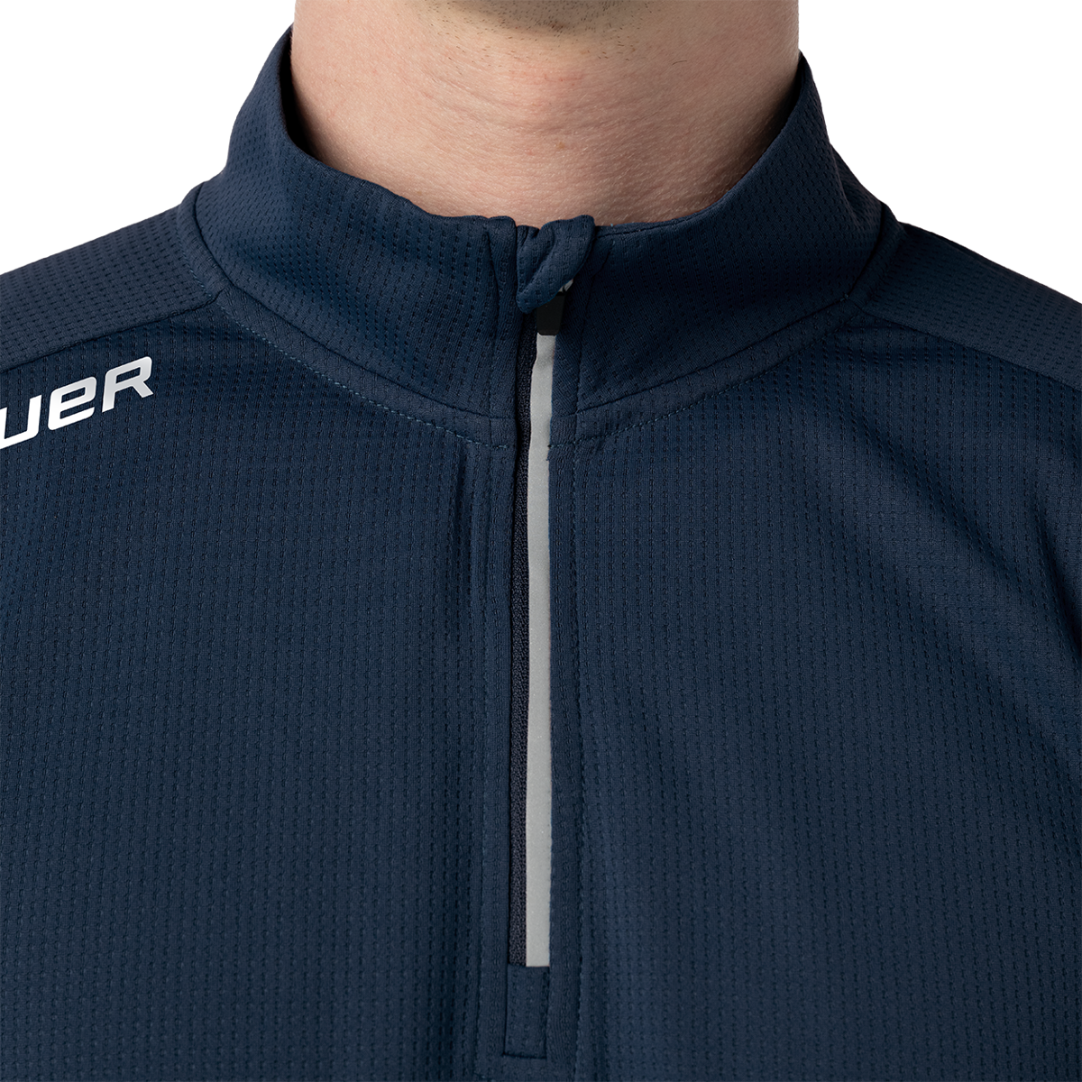 Mikina BAUER S26 TEAM PERF 1/4 ZIP-SR-NAV (1068368)