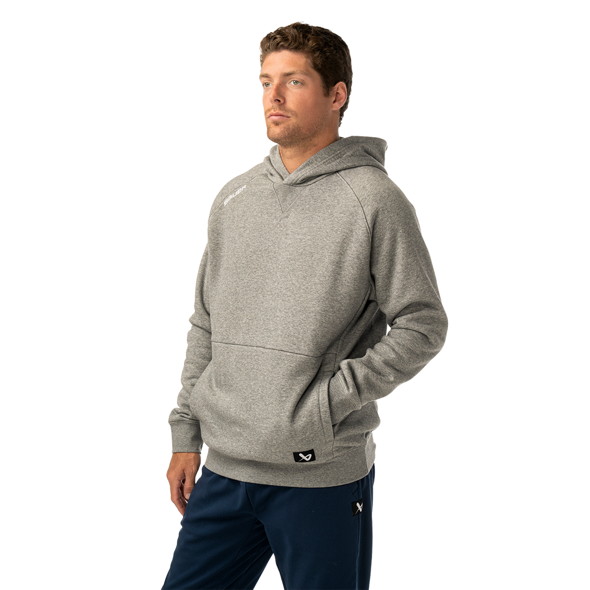 Mikina BAUER S26 TEAM ULTIMATE HOODIE-SR-GRAY (1067234)