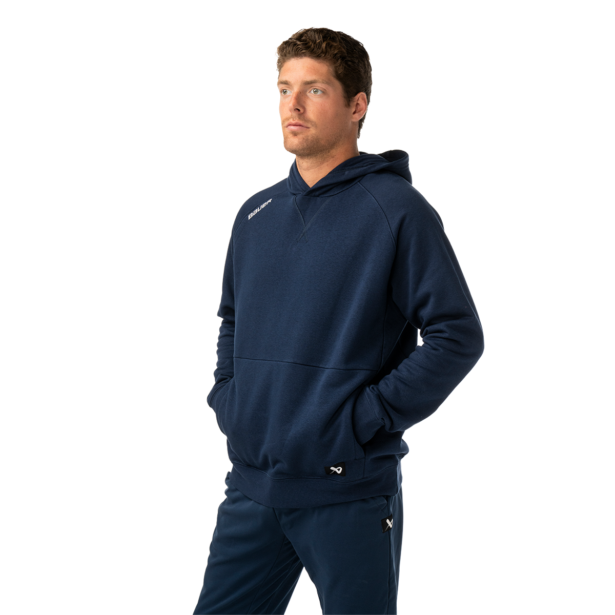 Mikina BAUER S26 TEAM ULTIMATE HOODIE-SR-NAVY (1067233)