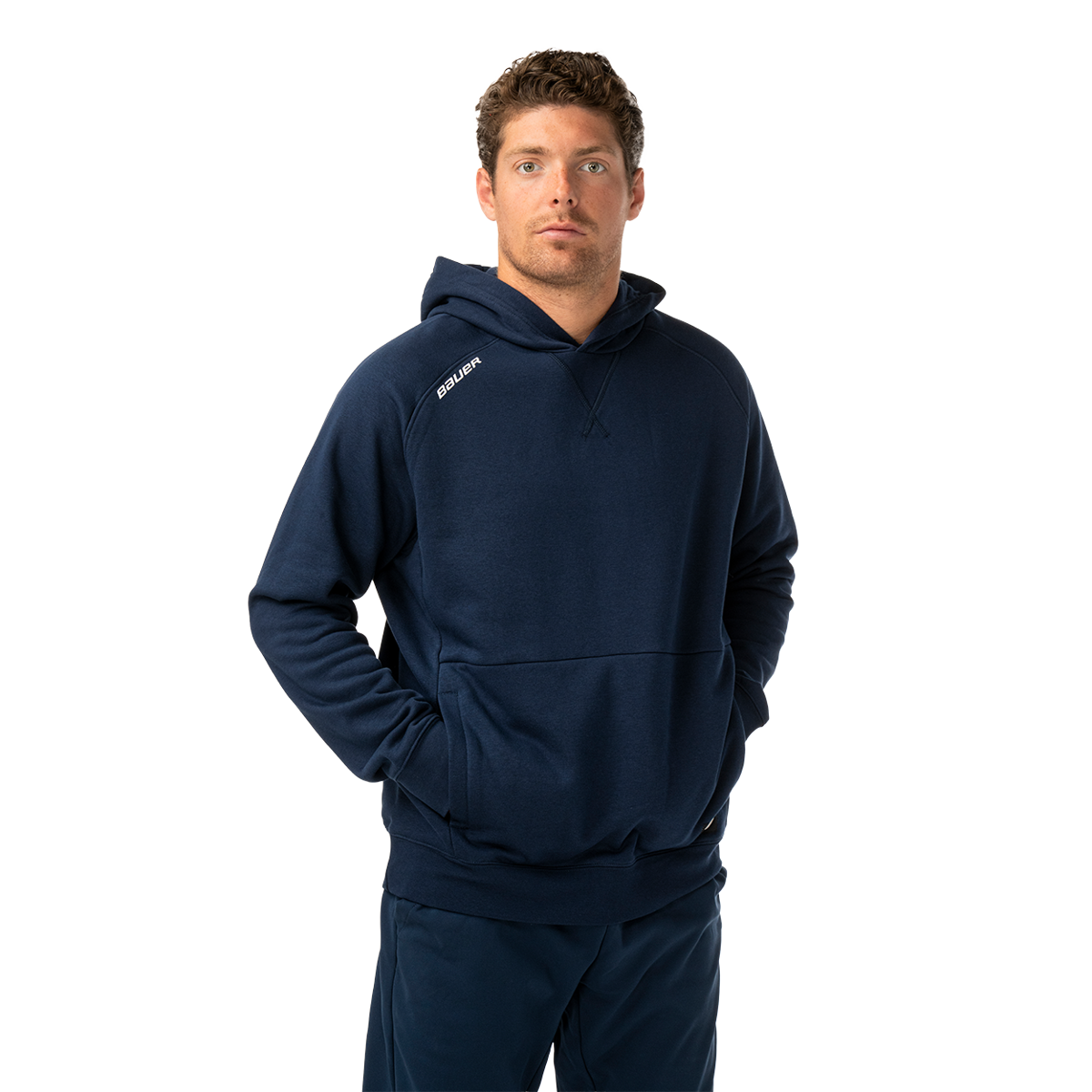 Mikina BAUER S26 TEAM ULTIMATE HOODIE-SR-NAVY (1067233)