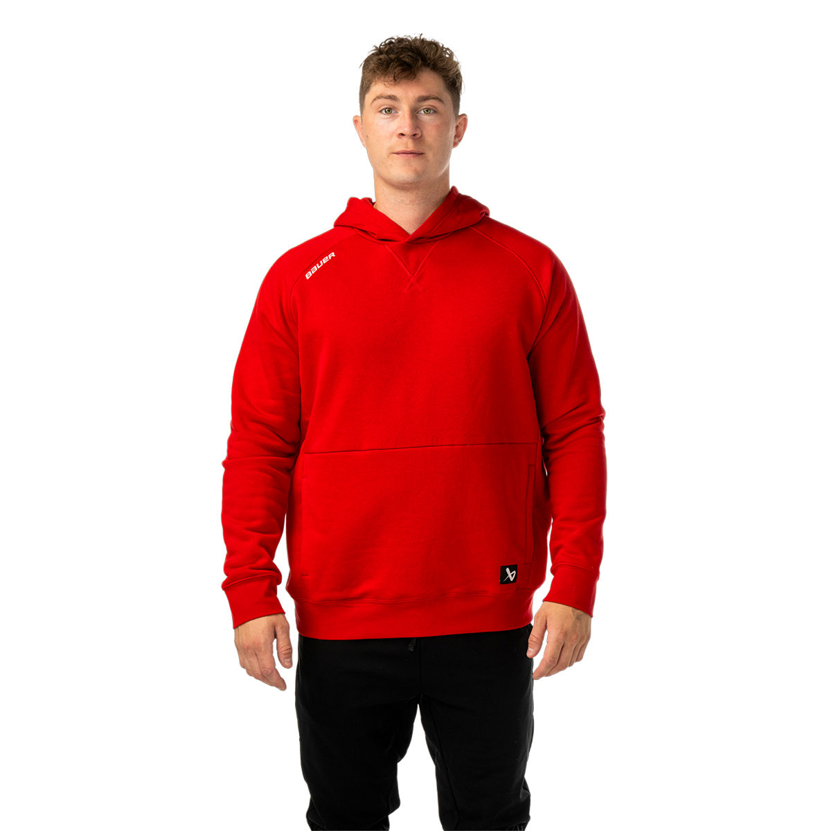 Mikina BAUER S26 TEAM ULTIMATE HOODIE-SR-RED (1067235)