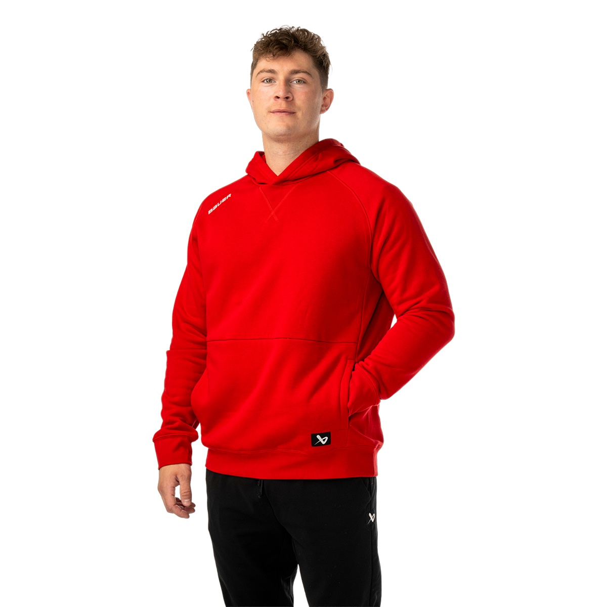 Mikina BAUER S26 TEAM ULTIMATE HOODIE-SR-RED (1067235)