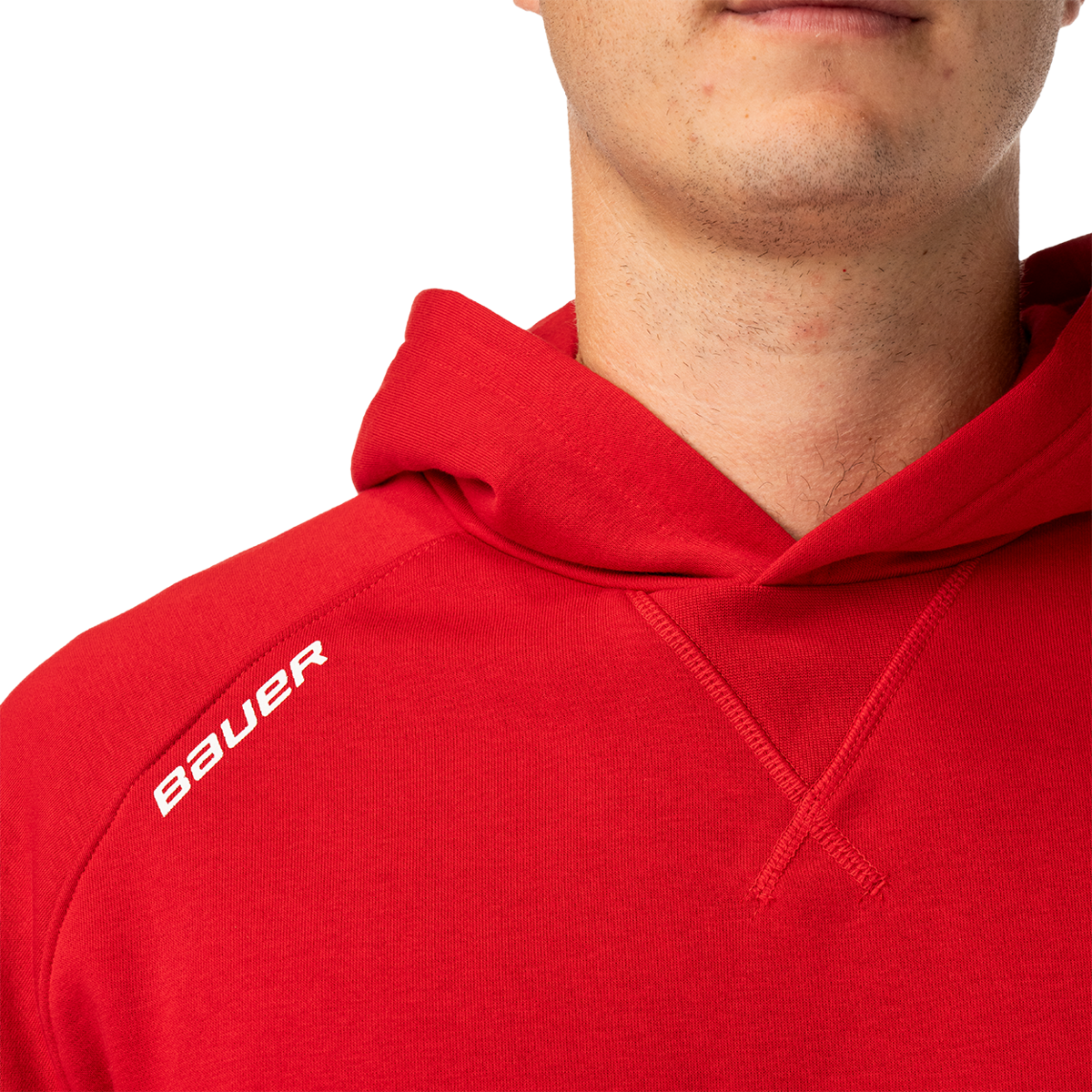 Mikina BAUER S26 TEAM ULTIMATE HOODIE-SR-RED (1067235)