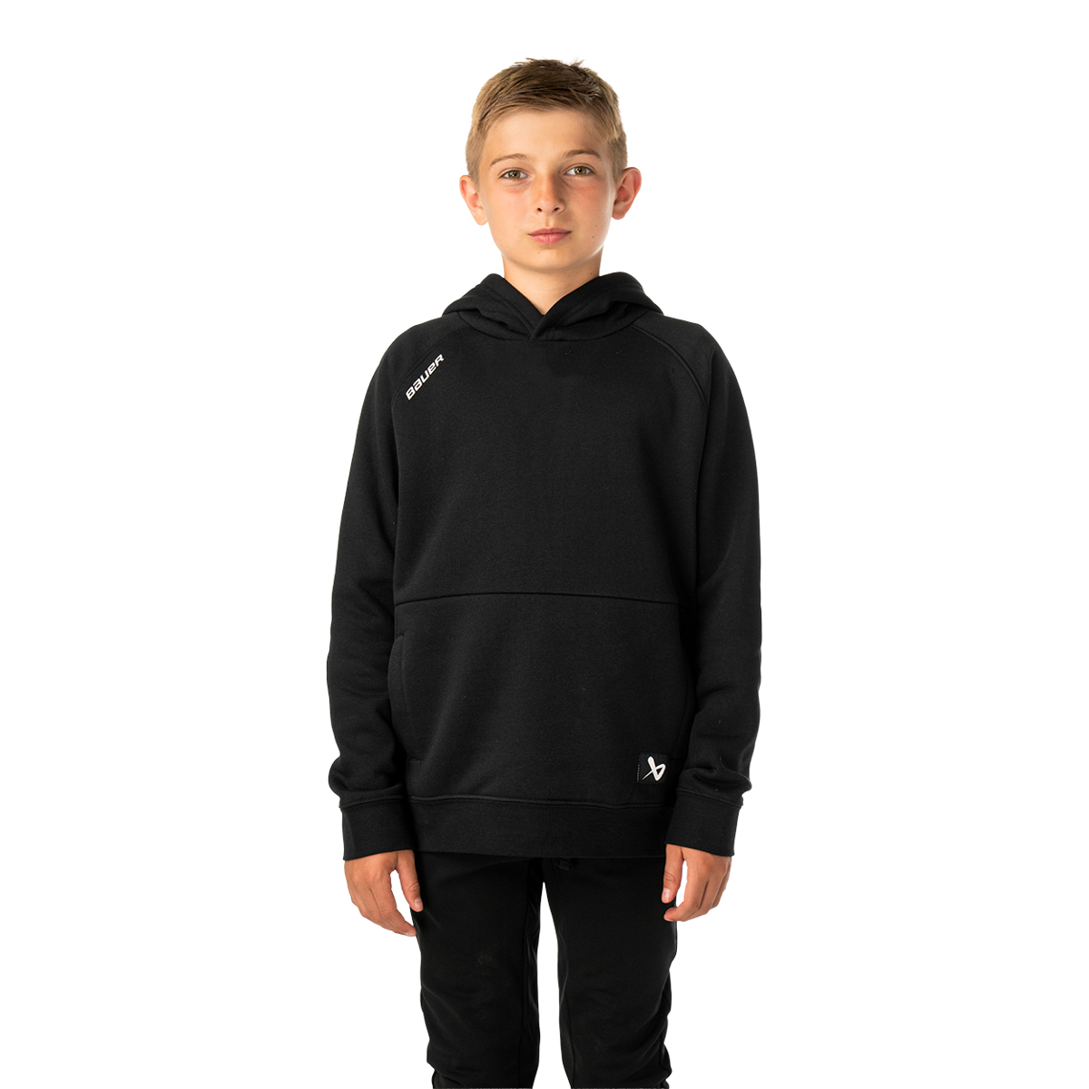 Mikina BAUER S26 TEAM ULTIMATE HOODIE-YTH-BLK (1067236)