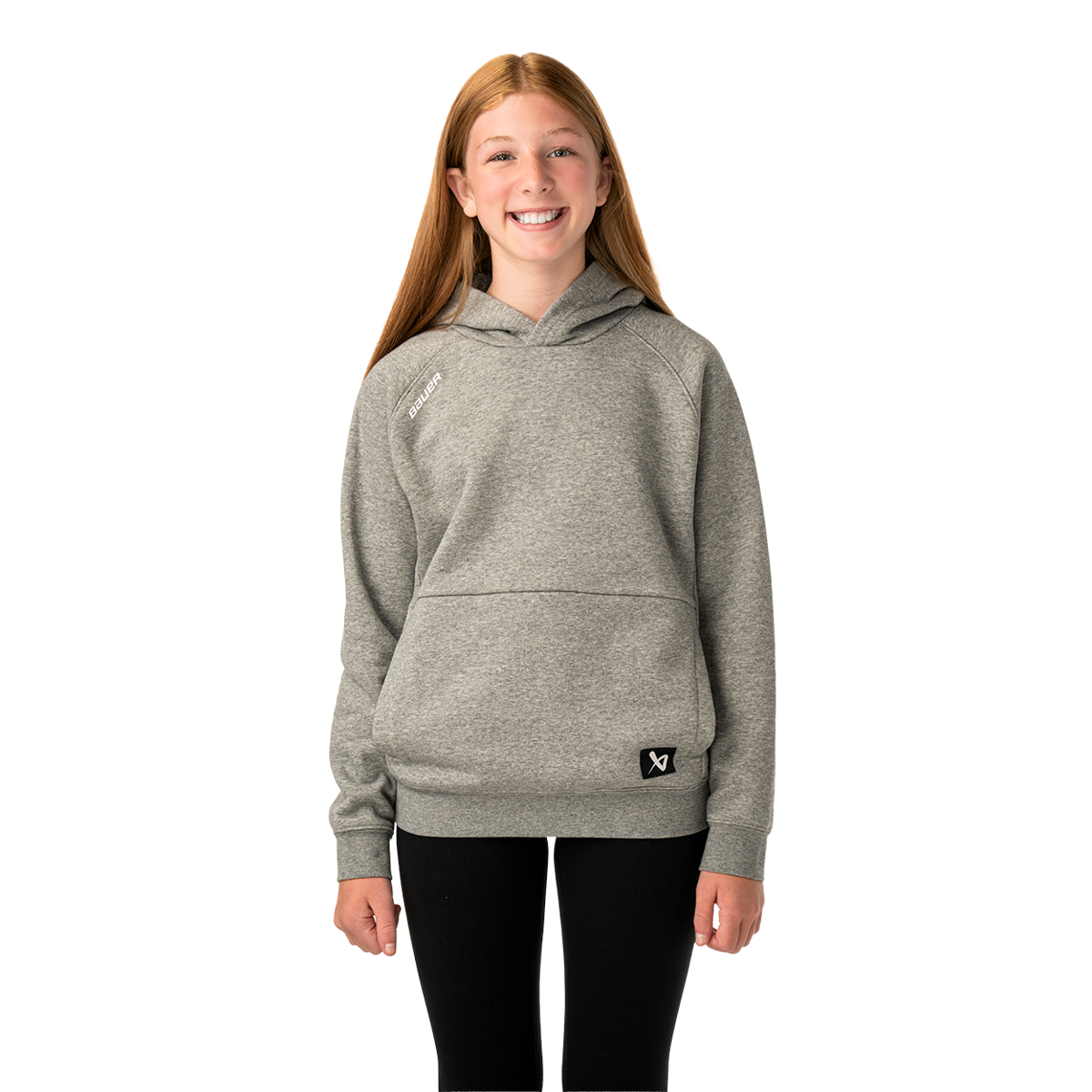Mikina BAUER S26 TEAM ULTIMATE HOODIE-YTH-GREY (1067313)