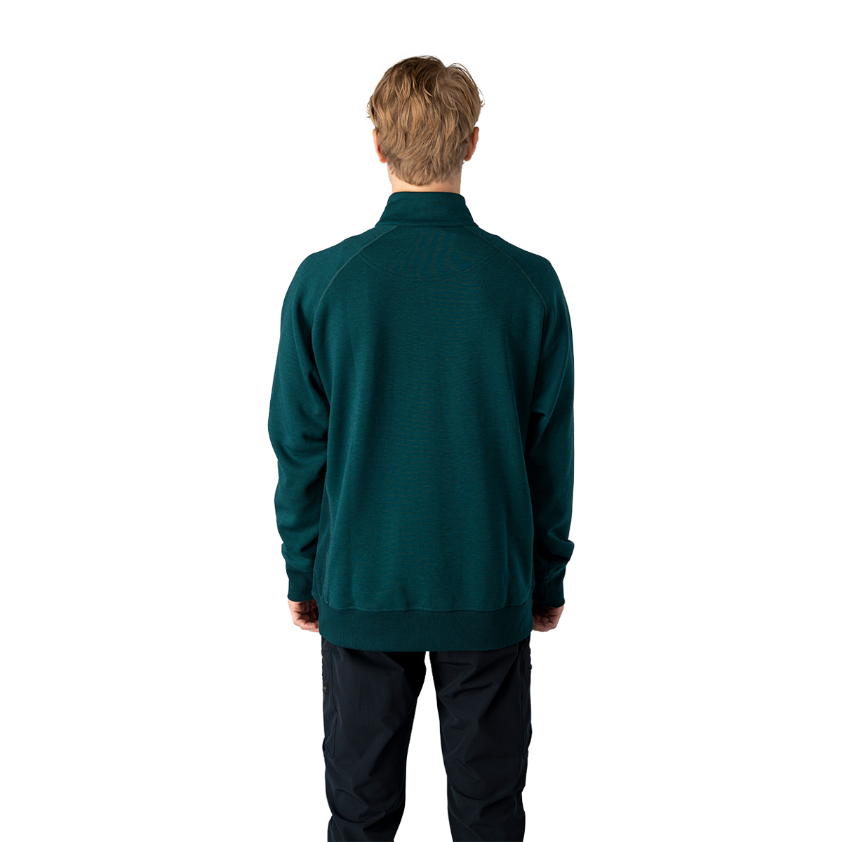 Mikina BAUER S26 TRAVEL 1/4 ZIP-SR-GRN (1067598)