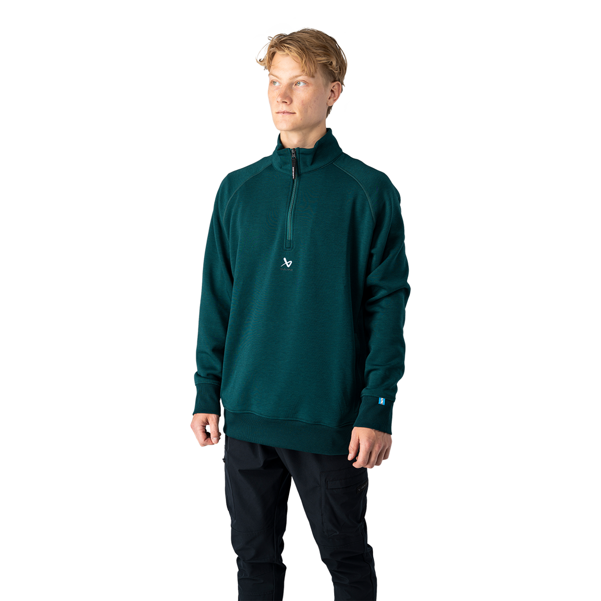 Mikina BAUER S26 TRAVEL 1/4 ZIP-SR-GRN (1067598)