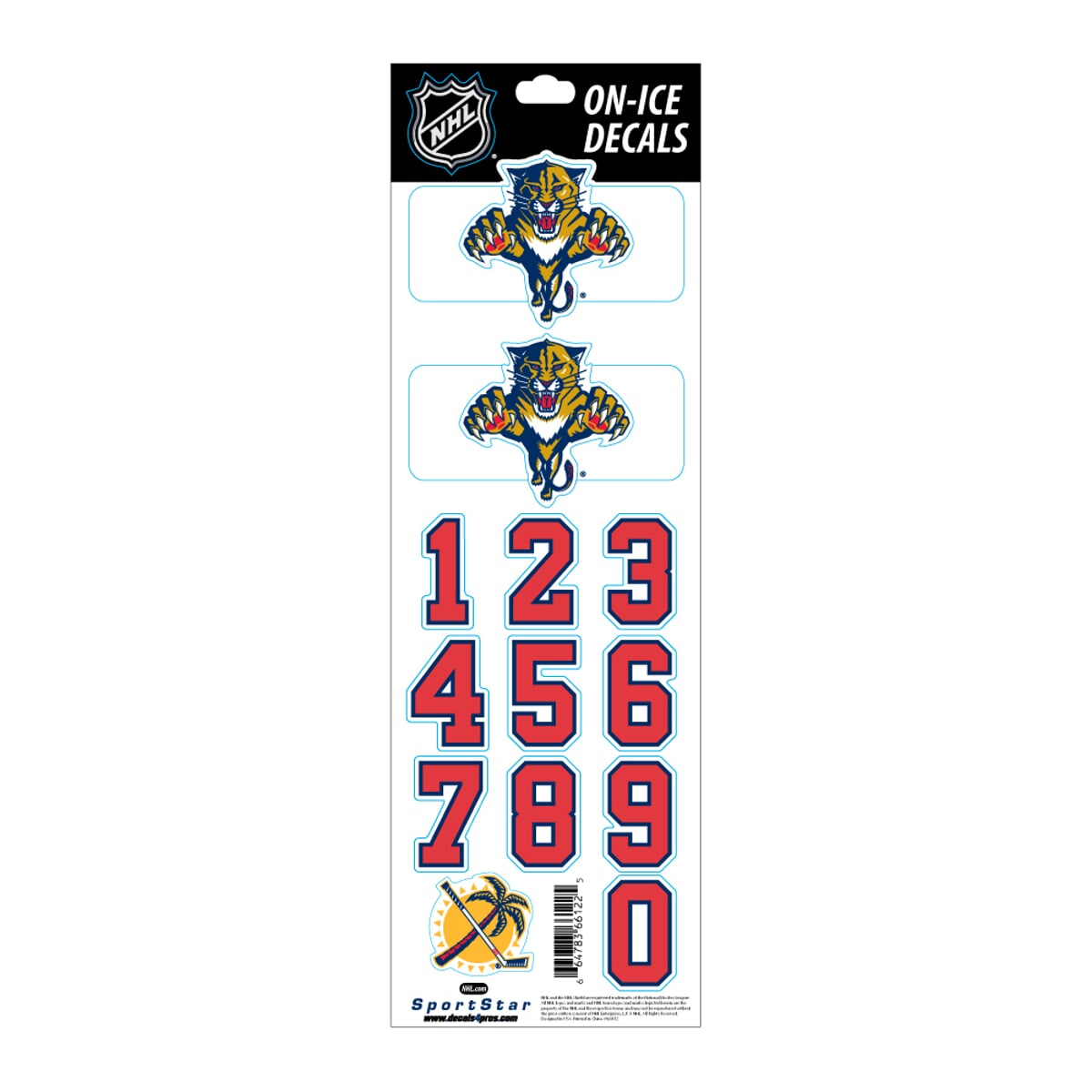 Nálepka na helmu SPORTSTAR - FLORIDA PANTHERS
