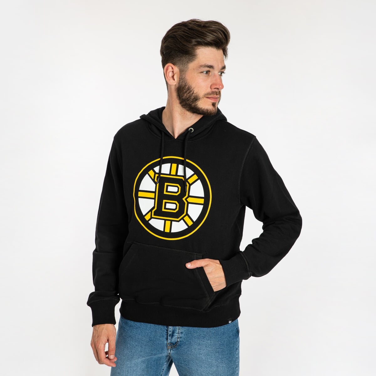 NHL Boston Bruins Imprint ’47 HELIX Pullover Hood