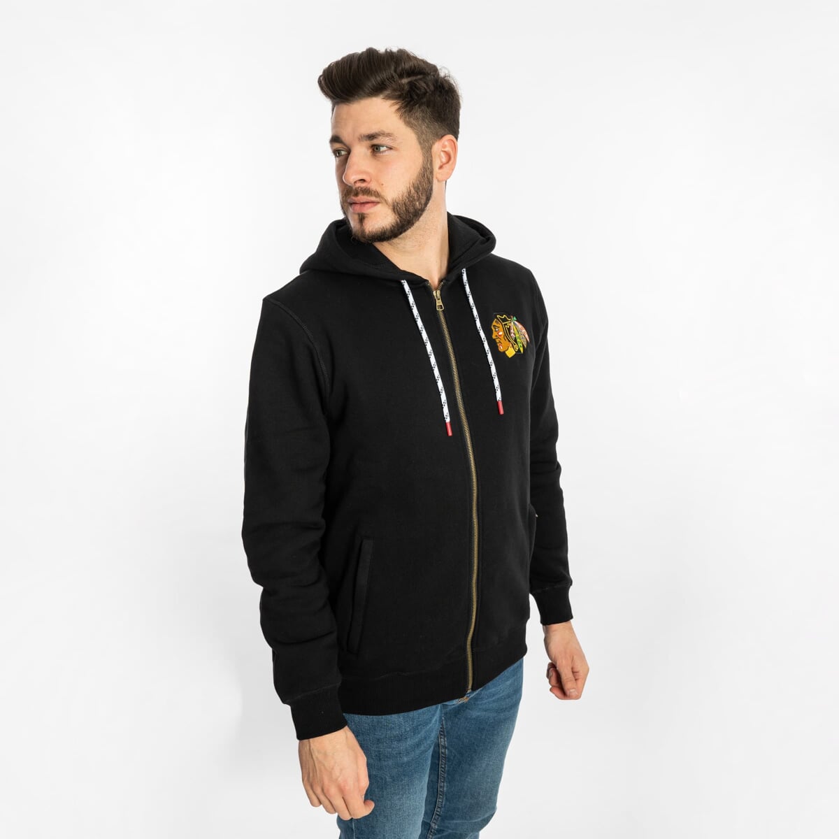NHL Chicago Blackhawks Back Check ’47 MORRIS Full Zip Hood
