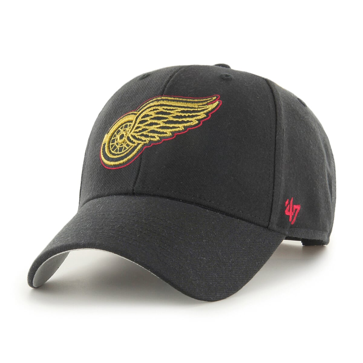 NHL Detroit Red Wings Black Metallic SNAP ’47 MVP