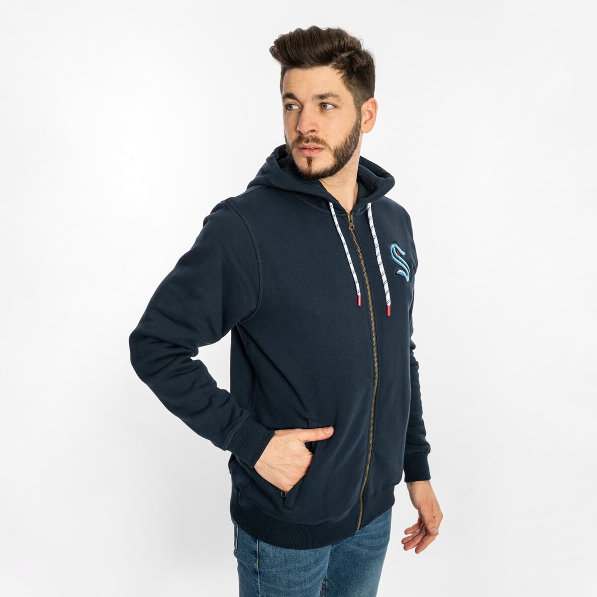 NHL Seattle Kraken Back Check ’47 MORRIS Full Zip Hood