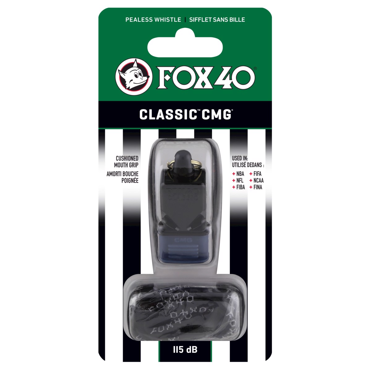 Píšťalka CLASSIC CMG OFFICIAL blk na krk