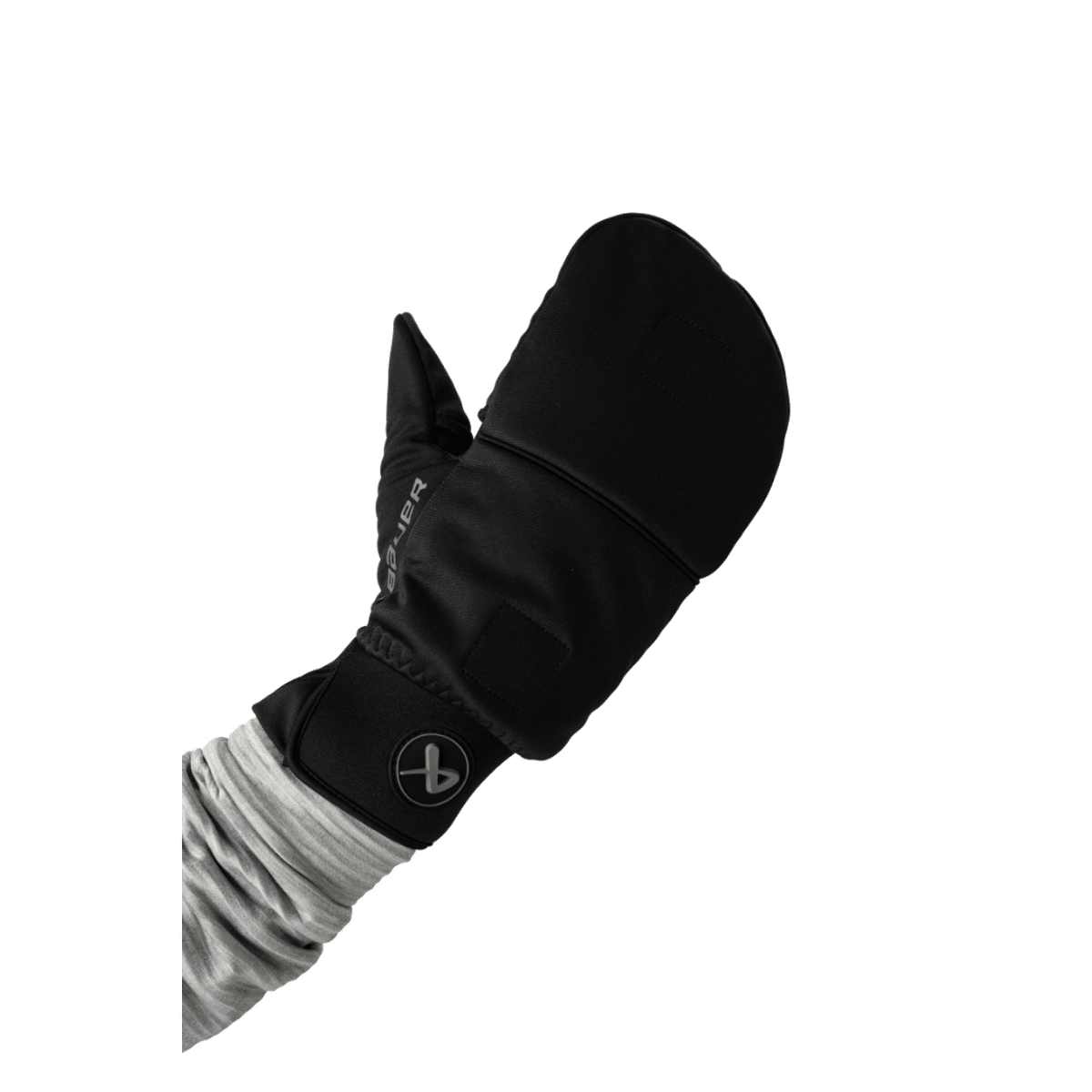 Rukavice BAUER S24 HYBRID FLIP MITTEN-SR-BLK (1064108)