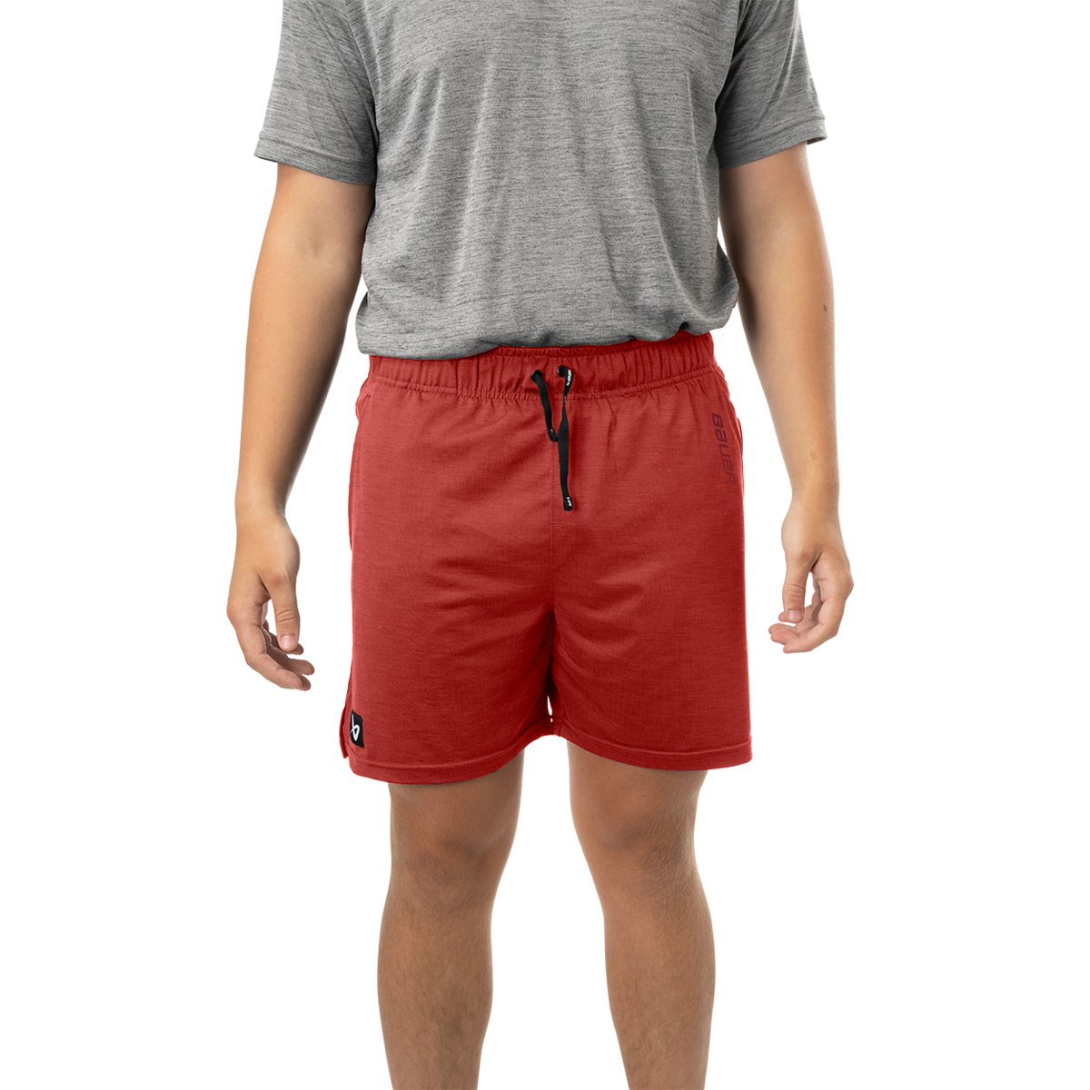 S26 BAUER TEAM KNIT SHORT-SR-RED
