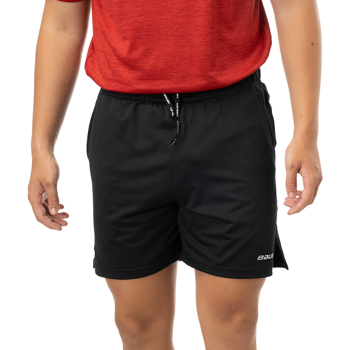 Šortky BAUER S24 TEAM KNIT SHORT-SR-BLK (1063258) 