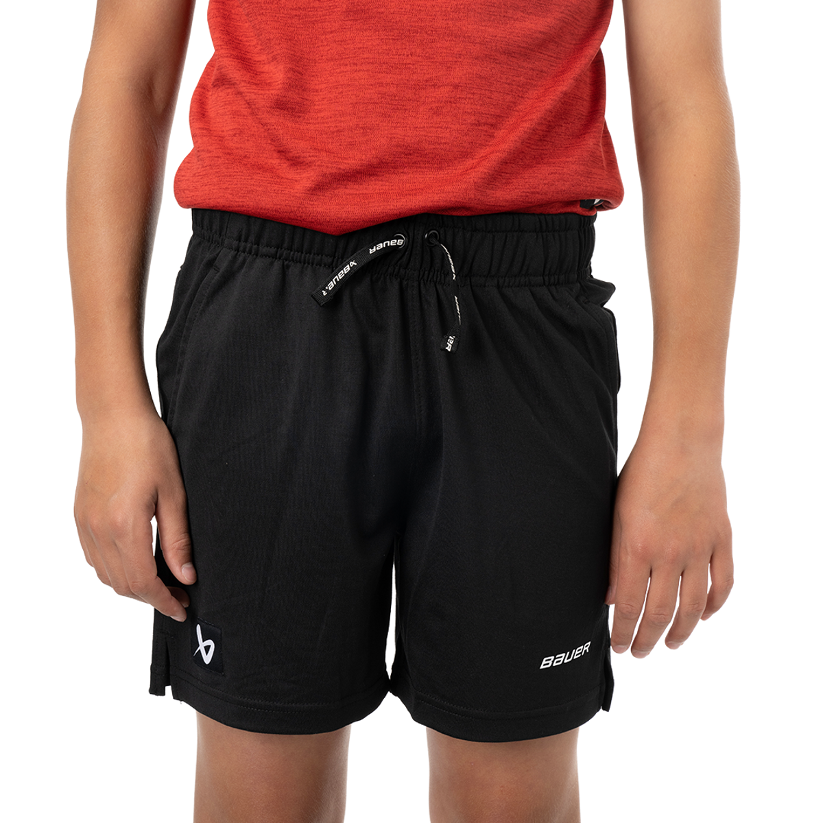 Šortky BAUER S24 TEAM KNIT SHORT-YTH-BLK (1063287)