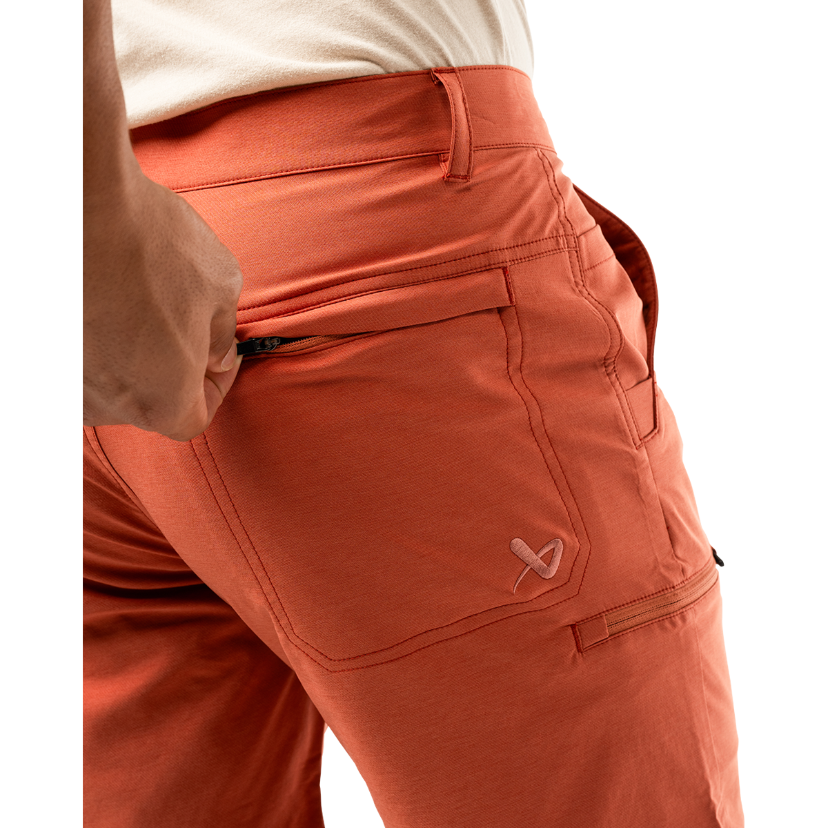 Šortky BAUER S25 7" WALKING SHORTS-SR-BRICK (1064716)