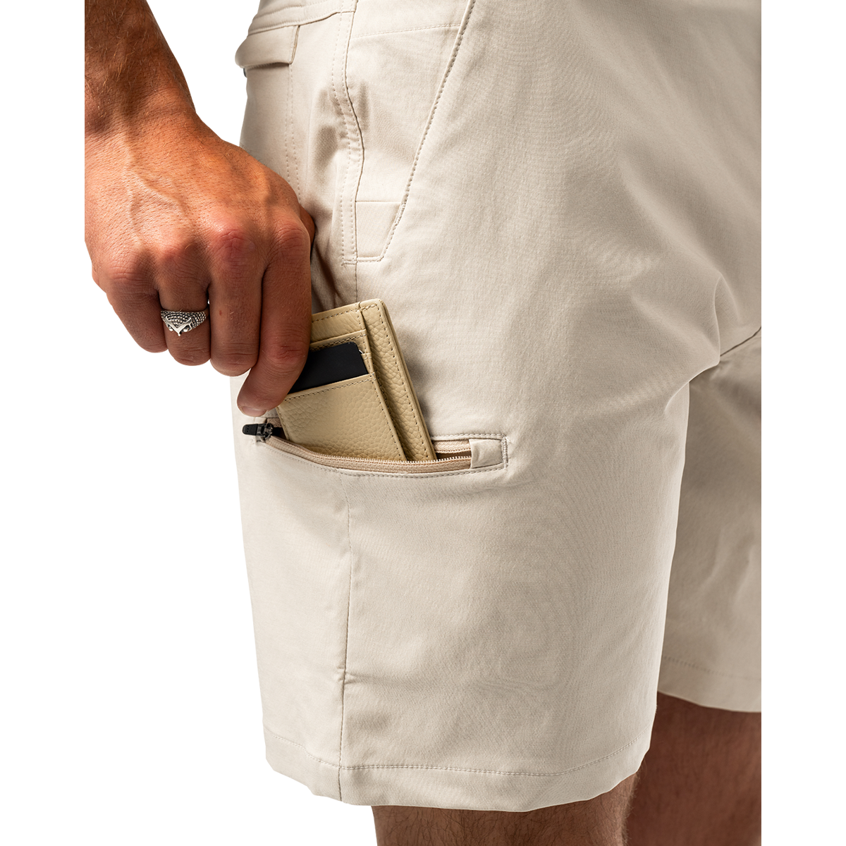 Šortky BAUER S25 7" WALKING SHORTS-SR-PEYOTE (1064717)