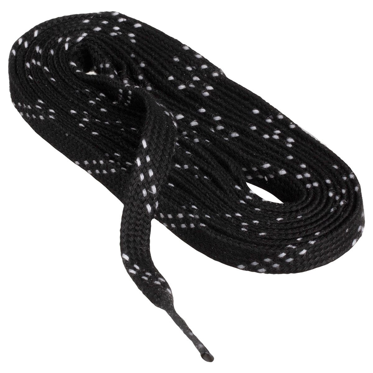 Tkaničky # 60W Black Wide Wax Double Tracer Waxed Lace