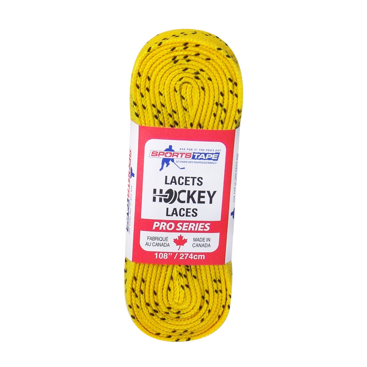 Tkaničky SPORTS. vosk 60W wide waxed žlutá