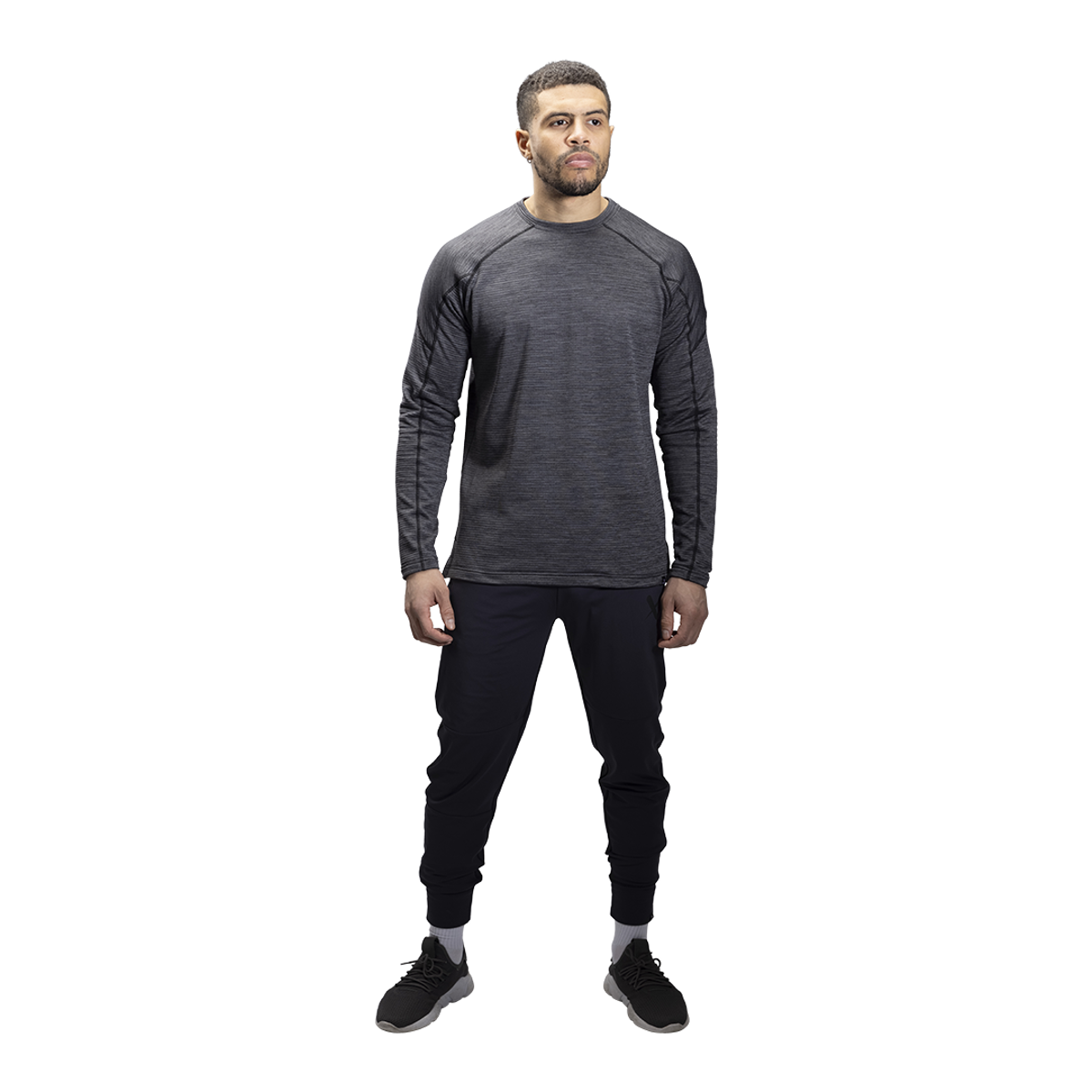 Triko BAUER FLC LS TRAINING TEE - GRAY (1060273)