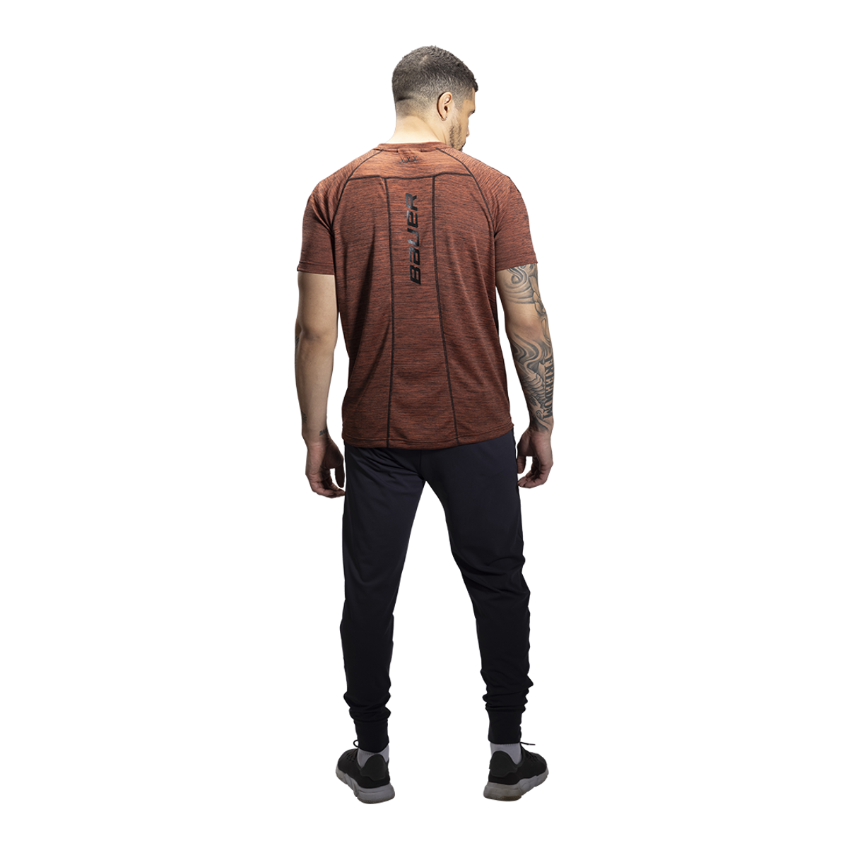 Triko BAUER FLC PERF WARMTH TECH TEE - CAYENNE (1060277)
