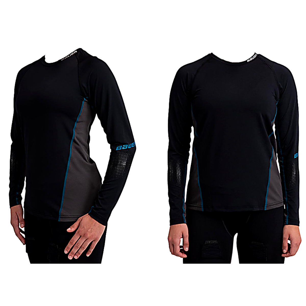 Triko BAUER S19 BAUER WOMEN'S LS BL TOP - BLK (1054728)