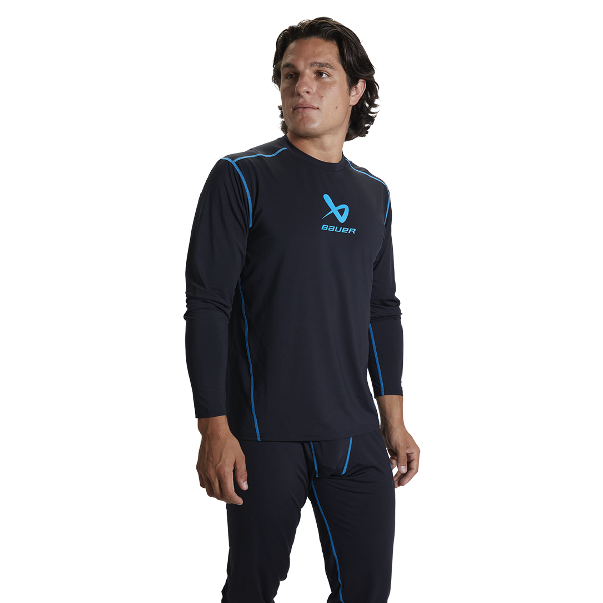 Triko BAUER S22 BASICS BL LS TOP-SR-BLK (1060058)