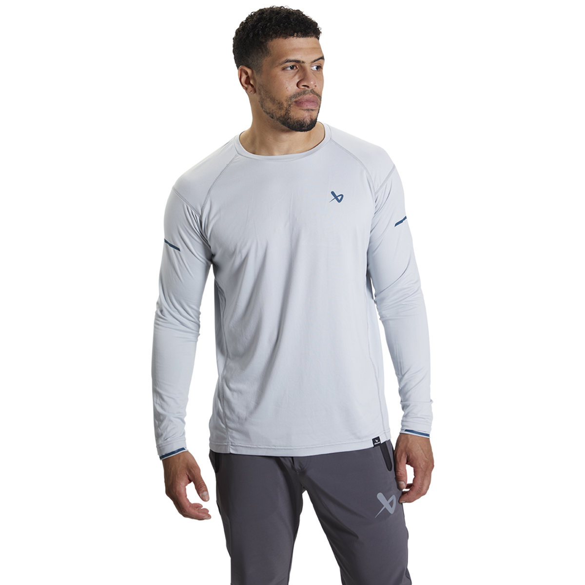 Triko BAUER S22 FLC LS TRAINING SHIRT-CEMNT (1059676)