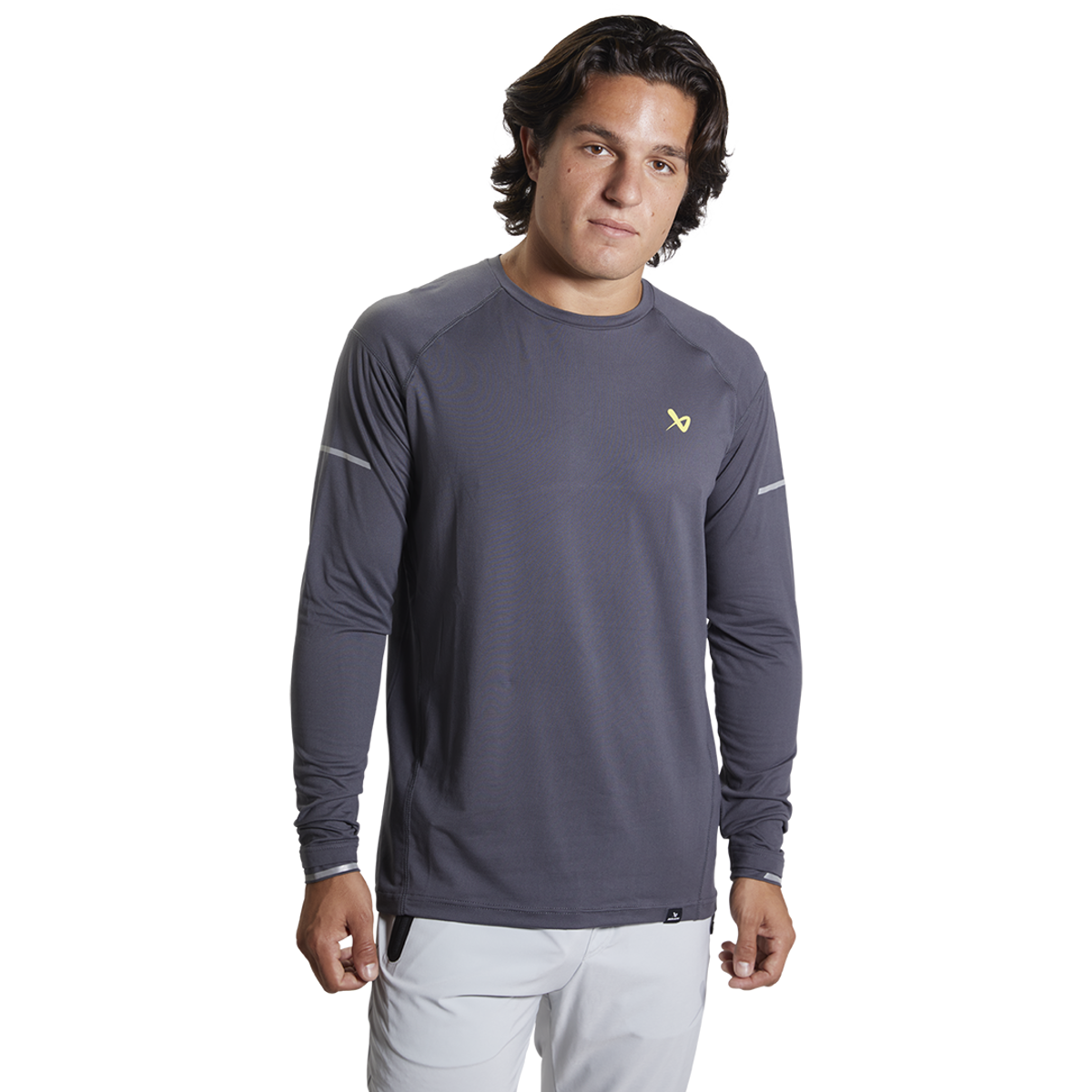 Triko BAUER S22 FLC LS TRAINING SHIRT-IRON (1059677)