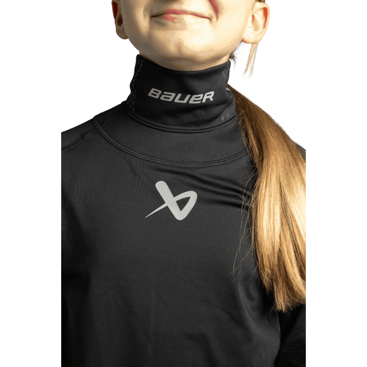 Triko BAUER S22 LS NECKPROTECT-YHT-BLK (1059578)