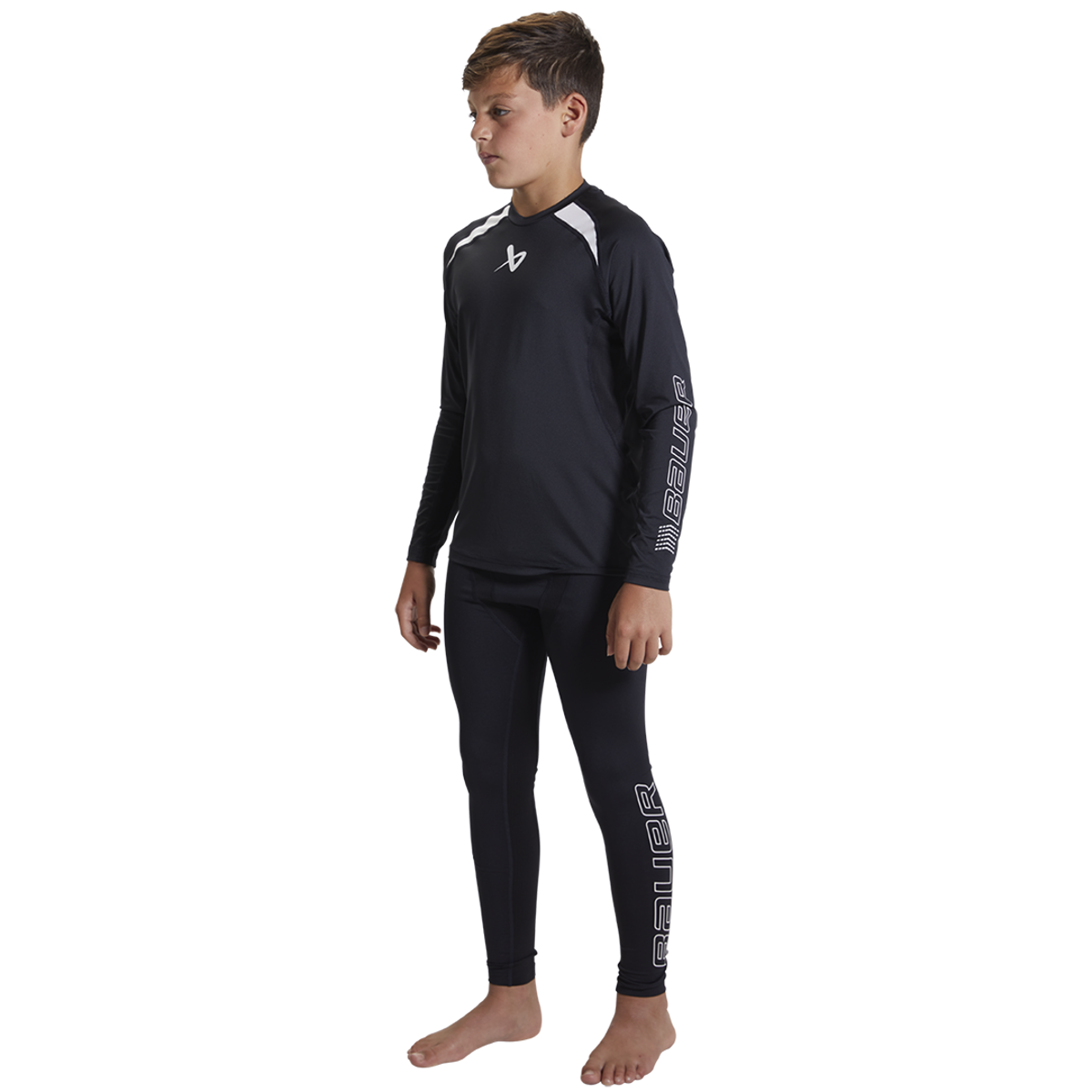 Triko BAUER S22 PERFROMANCE LS BL TOP-YTH-BLK (1058854)