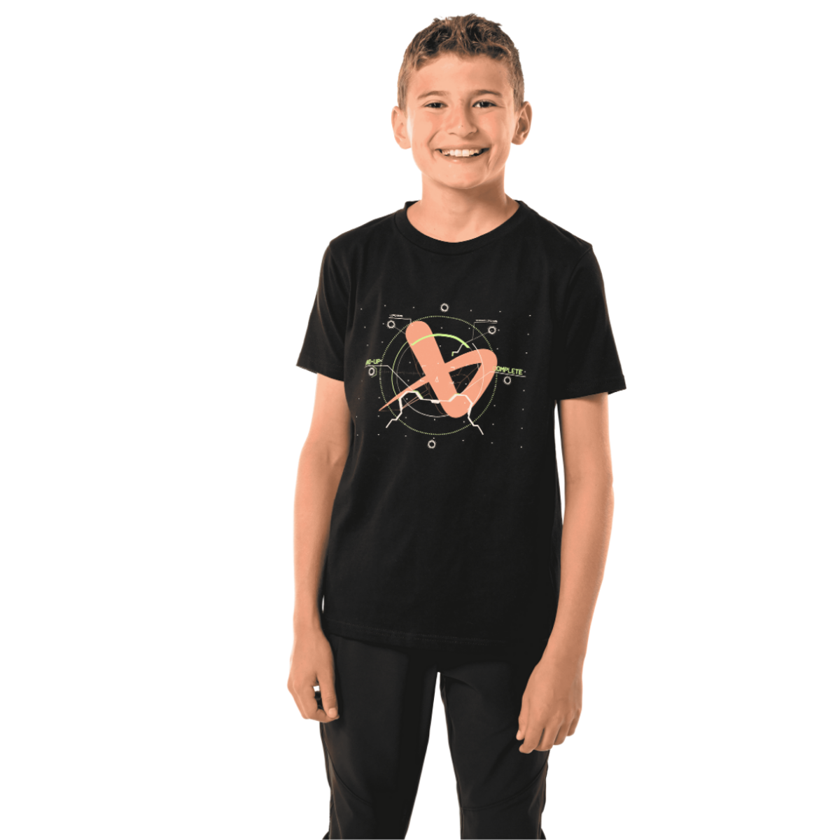 Triko BAUER S23 UPLOAD TEE-YTH-BLK (1061541)