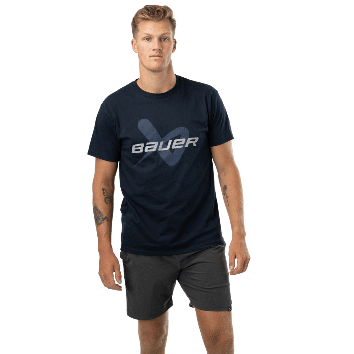 Triko BAUER S24 CORE SS LOCKUP TEE-SR-NAV (1063377)