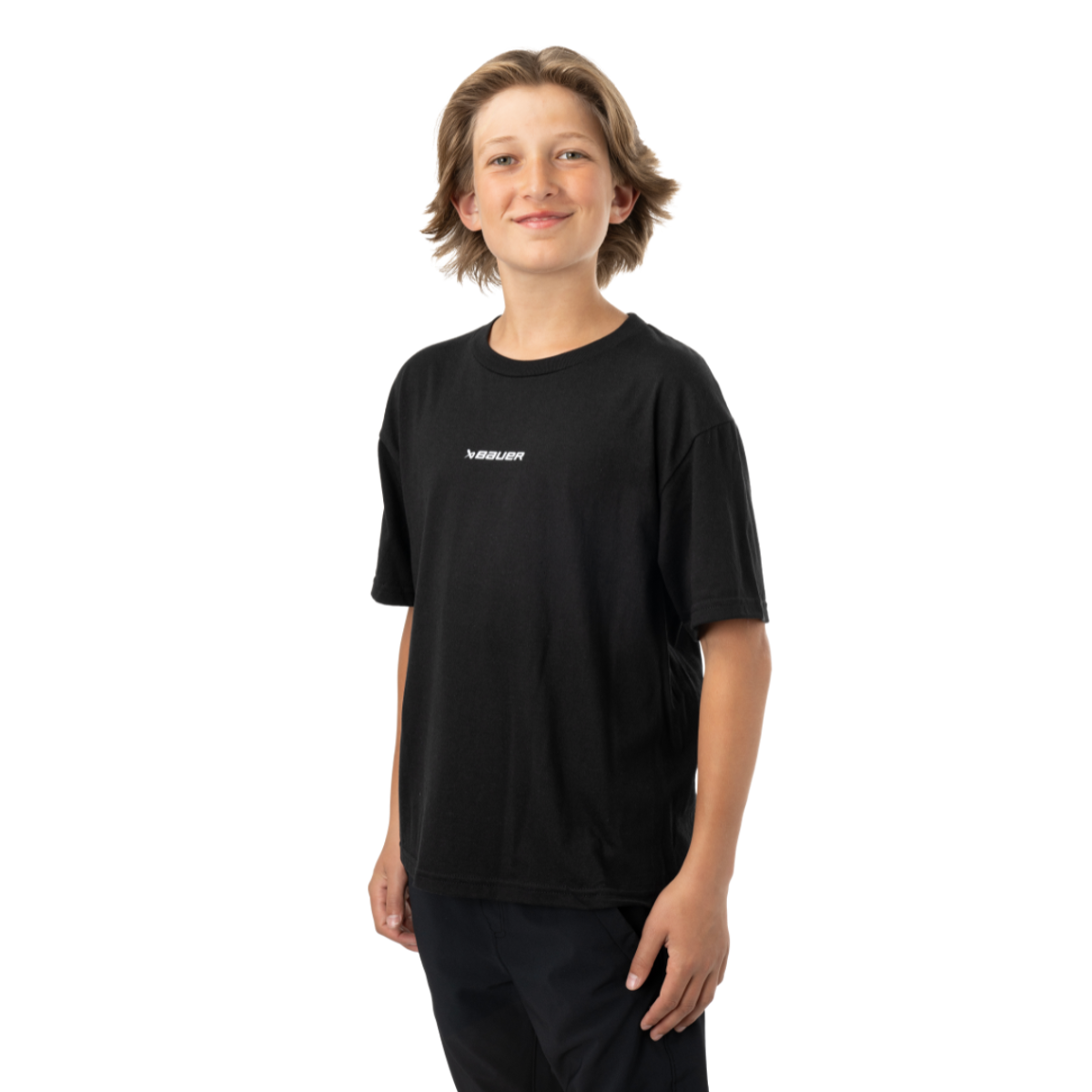 Triko BAUER S24 CORE SS TEE-YTH-BLK (1063417)