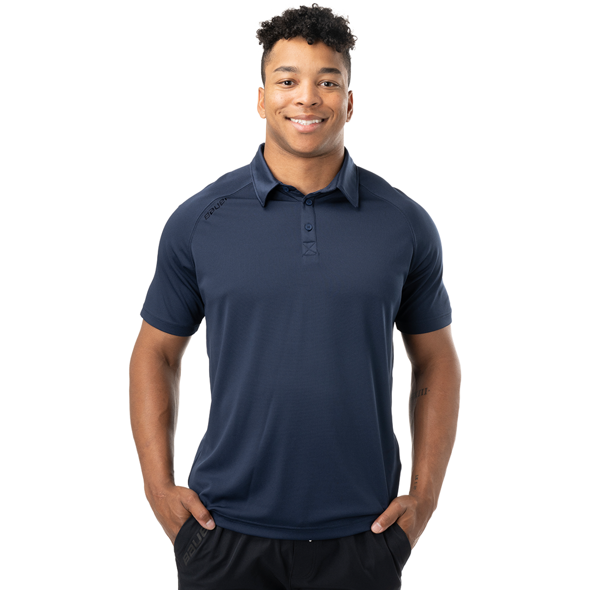 Triko BAUER S24 TEAM POLO-SR-NAV (1063265)