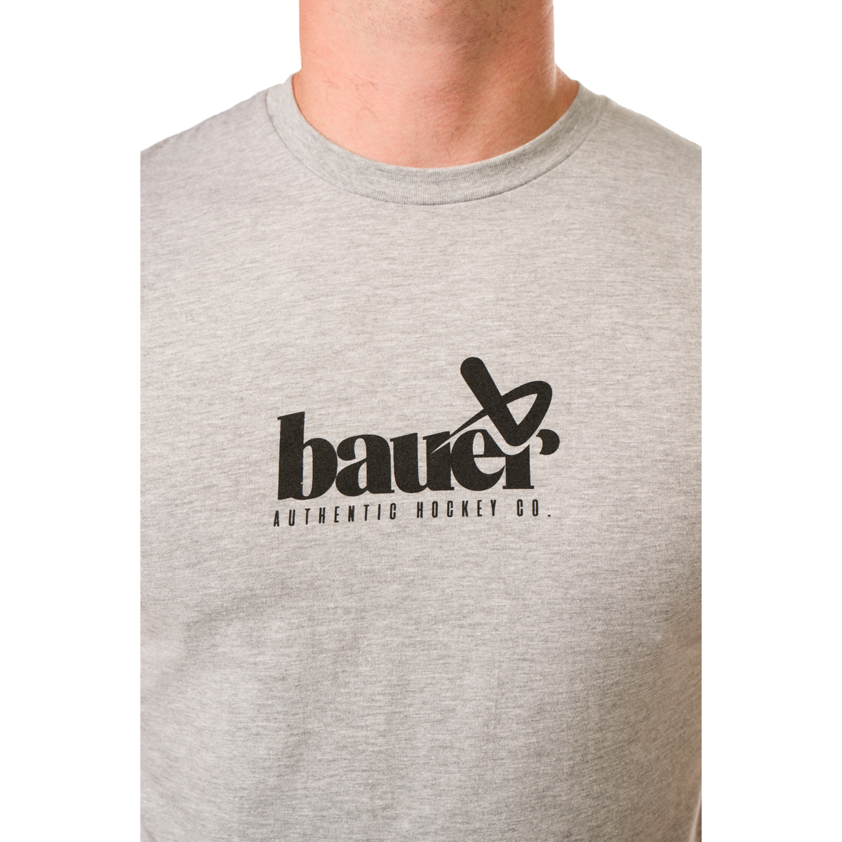 Triko BAUER S25 AUTHENTIC HOCKEY TEE-SR-HGRY (1064691)