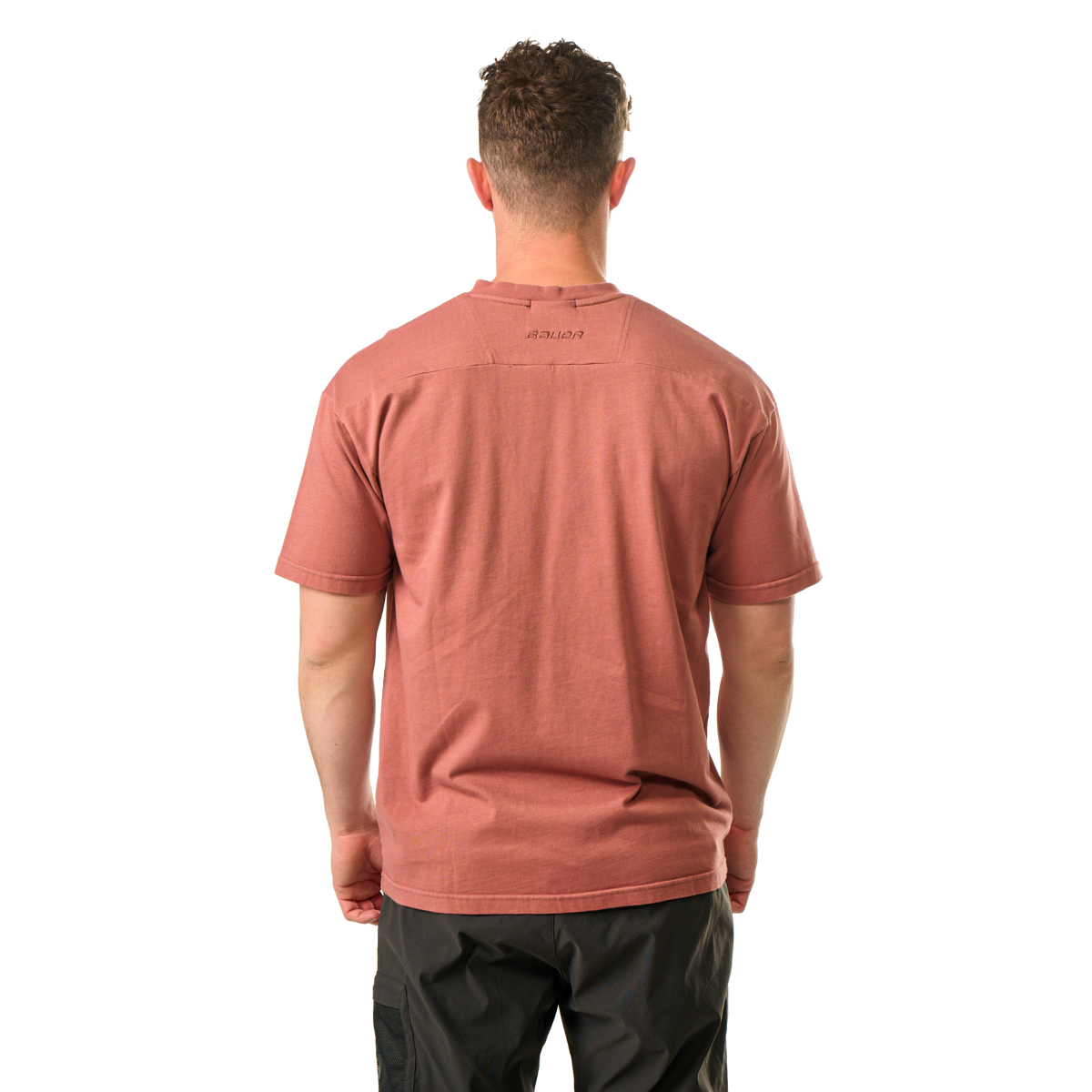 Triko BAUER S25 BOXY POCKET TEE-SR-CLAY (1064676)