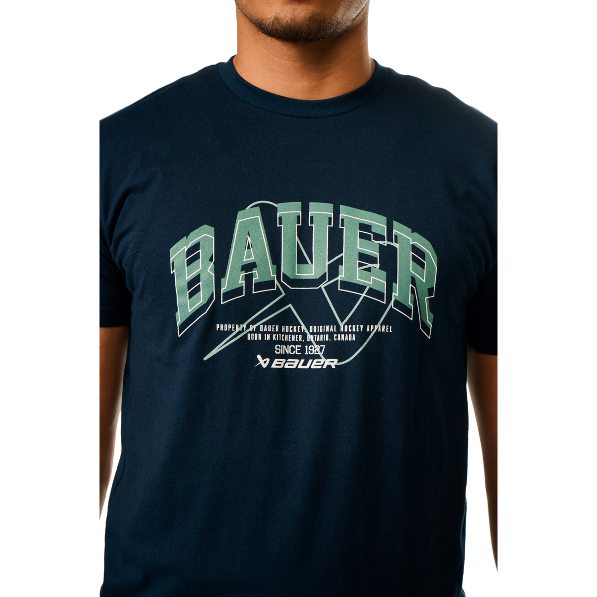 Triko BAUER S25 COLLEGIATE TEE-SR-DK NVY (1064690)