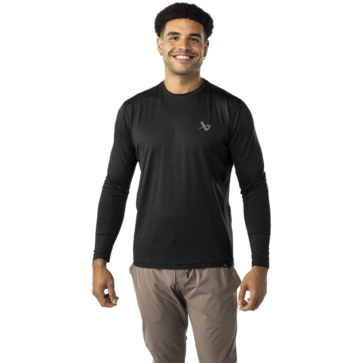 Triko BAUER S25 FLC CORE LS TECH TEE-SR-BLK (1065215)