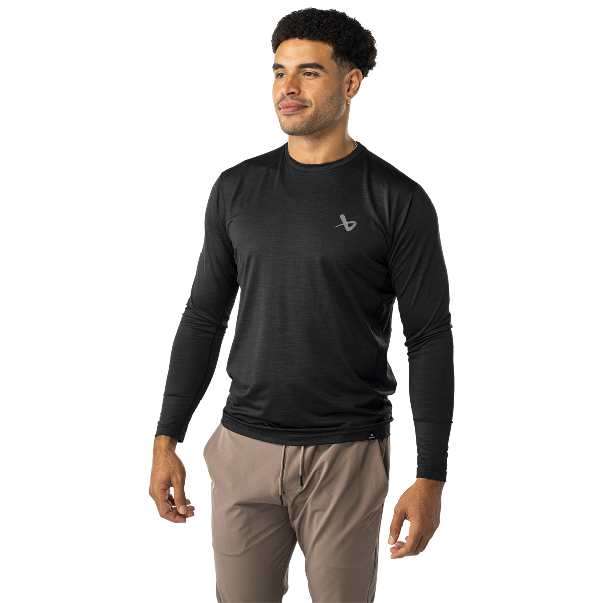 Triko BAUER S25 FLC CORE LS TECH TEE-SR-BLK (1065215)